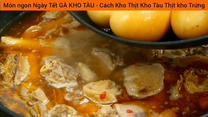 cách làm gà kho tàu