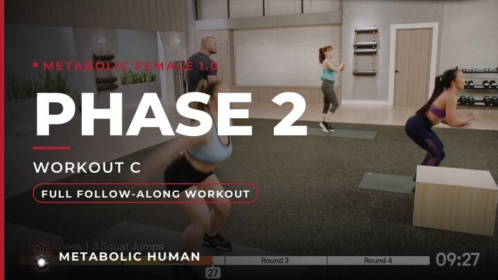 15-MIN Fat Burn Workout for Women 女性全身燃脂跟练 | Metabolic Female 1.0 - Phase 2 Workout C