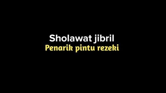 Sholawat penarik pintu rezeki |cuman 1m 30d doang rezeki mu di mudahkan😁