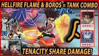 🔥🔥TEAM TANKER DENGAN HELLFIRE FLAME & BOROS SSR+ [TEBALNYA BUKAN MAIN] - ONE PUNCH MAN:The Strongest