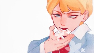 【ลายมือสีน้ำตาลทอง】โมเรน่า
