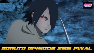 BORUTO EPISODE 286 PERTARUNGAN AKHIR SASUKE MELAWAN TITAN