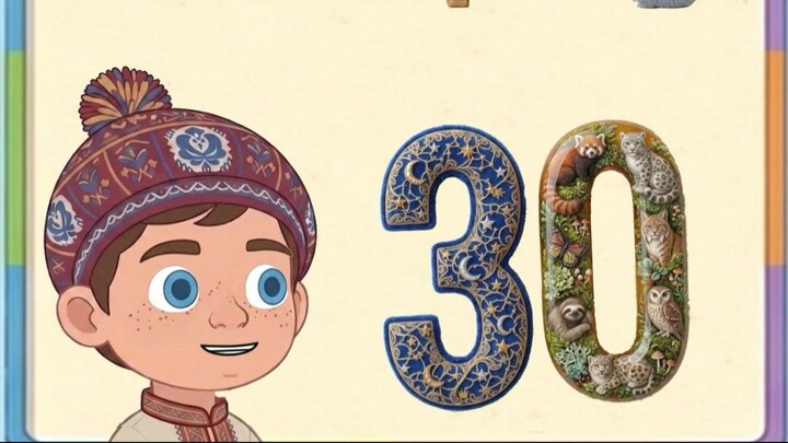 #learnnumber30 #number30 #learnnumbers #kidslearning #educationalvideo #countingforkids #thirtyforki
