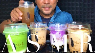 ASMR:ชานมไข่มุกMira(EATING SOUNDSNDS)|COCO SAMUI ASMR#asmr#กินโชว์#ชาไข่มุก