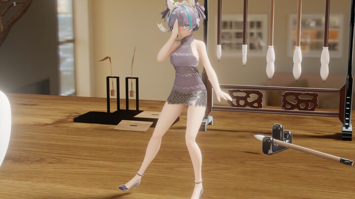 [Azur Lane / Cheshire / Fabric] Backless sweater, warm and good looking~