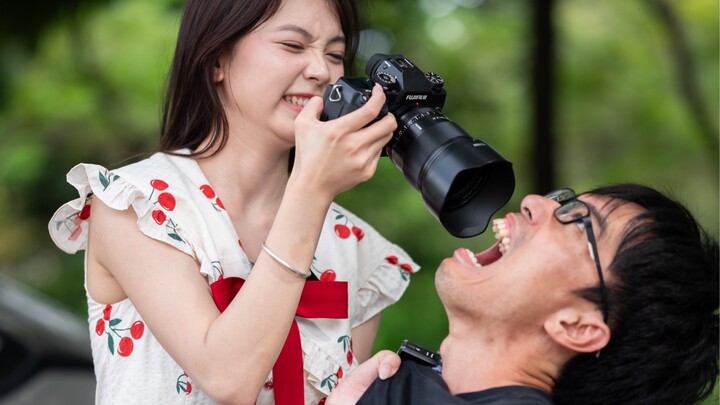 Dùng Canon RF1200 chụp ảnh cô gái