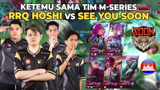 BERTEMU SAMA TIM M-SERIES DARI KAMBOJA!! RRQ HOSHI LAWAN SEE YOU SOON - MLBB