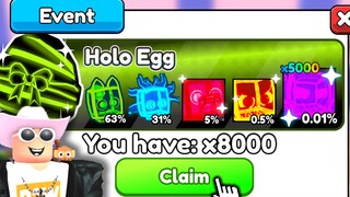I Opened Over 8000 Holo Event Eggs in Arm Wrestle Simulator