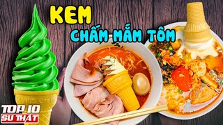 Rối Não Với Những Màn Kết Hợp Khó Hiểu Với Kem Đến Từ Loài Người ➤ Top 10 Thú Vị Món Ăn