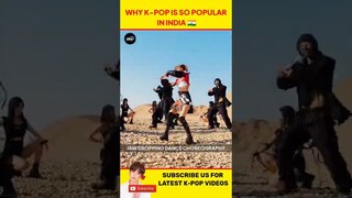 Why k-pop is so popular in india 🇮🇳 #kpop #shorts