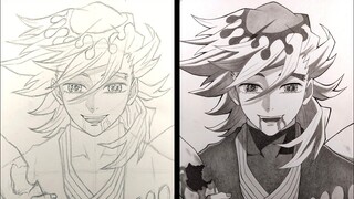 How to Draw Douma (Upper Moon 2) - Kimetsu no Yaiba