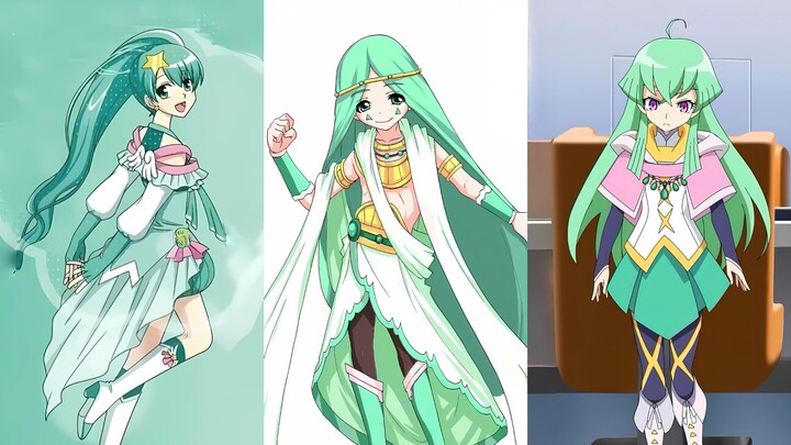 Take a look at the green-haired beauties in three Chinese comics