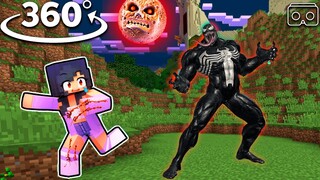 APHMAU saving Friends from VENOM in Minecraft 360°