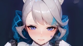 【Animasi AI】Anak kucing kecil yang pemalu❤️