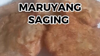 Sarap pag ginawa mo MARUYANG SAGING #cooking #recipes #chef #pilipinofood #yummy #chef #snack #eat