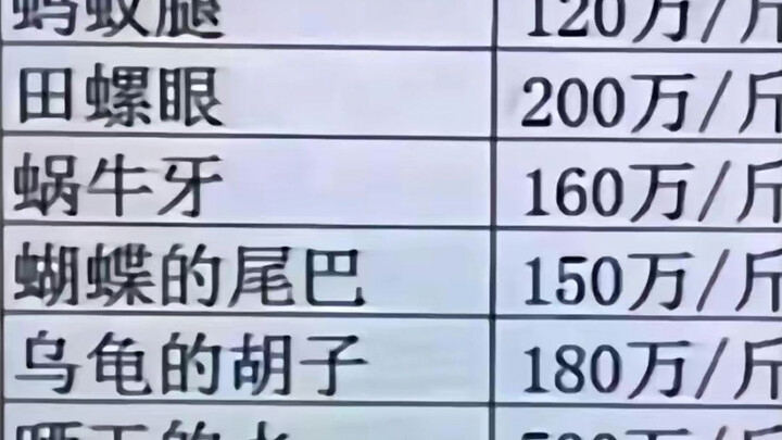 [Tian Zou] Upstream is sincerely buying the above items at high prices. If you’d like to sell, pleas