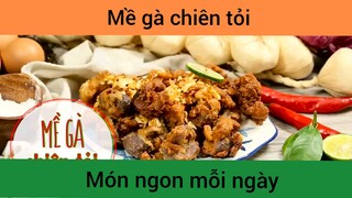 Mề gà chiên tỏi