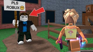 I become a RICH GIRL TO DONATE $10,000 ROBUX..(Murder Mystery 2)