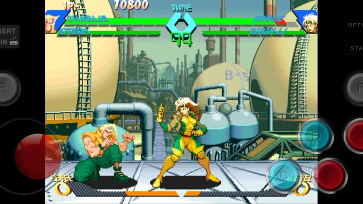 X-Men vs Street Fighter : Charlie Nash and Storm vs Rogue and Chun-li
