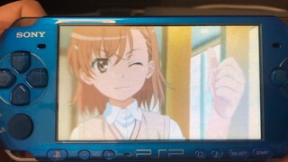 Experience of the physical disc of the 2011 A Certain Scientific Railgun PSP game