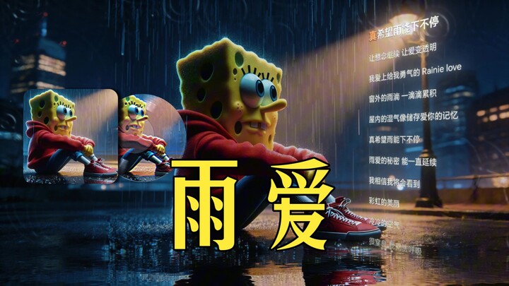 SpongeBob's solo performance of "Love in the Rain"—and in the golden years of our lives, you actuall
