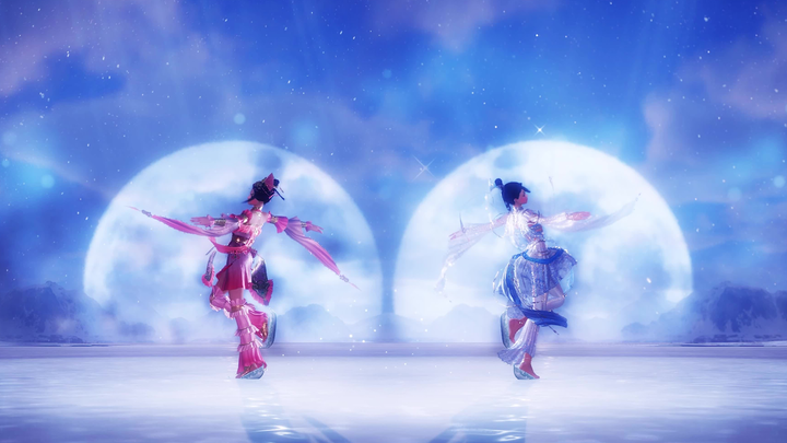 【剑网三】两只秀秀的花滑||要来尝试一下真正的芙蓉双姝嘛？