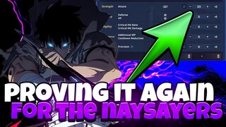 [Solo Leveling: Arise] - For those that DON'T believe me... Here is PROOF! Str vs Perception