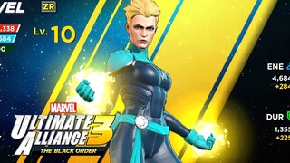 Marvel Ultimate Alliance 3: The Black Order - Captain Marvel (Kree Suit) Gameplay!