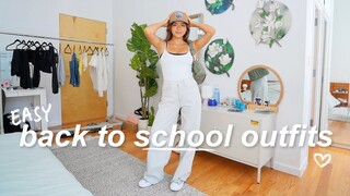 BACK TO SCHOOL OUTFIT IDEAS that are low-effort but CUTE!!!  *NYC inspired*