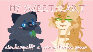 {My sweetheart} (Warrior cats) Cinderpelt x Sandstorm flipaclip PMV