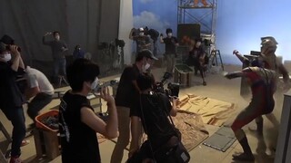 Ultraman Triga behind-the-scenes: Staff members threw cars at Zeta and Triga!