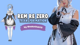 Rem Re Zero Cosplay Transformation | by Nekothan10