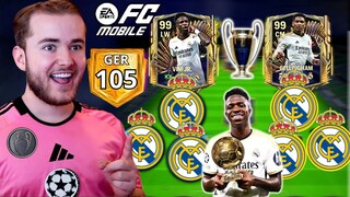 REAL MADRID CAMPEÃO DA CHAMPIONS 🏆MONTEI A SELEÇÃO NO FC MOBILE 24