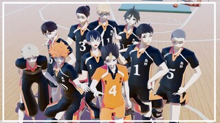 【MMD】Baby Don't Stop ft.Haikyuu Karasuno High