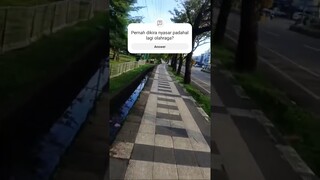 Pernah dikira nyasar padahal lagi olahraga?