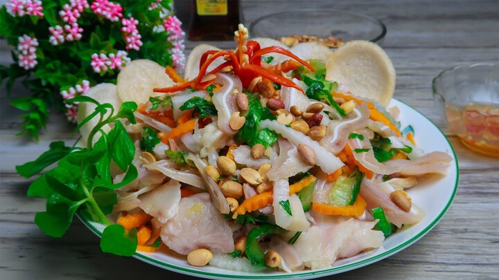 Món ngon ngày tết - Cách làm GỎI TAI HEO CHUA NGỌT đậm đà, đơn giản tại nhà