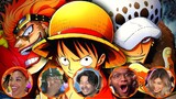 Luffy, Law and Kid vs Beast Pirates Best Reaction Compilation | One Piece Episode 978