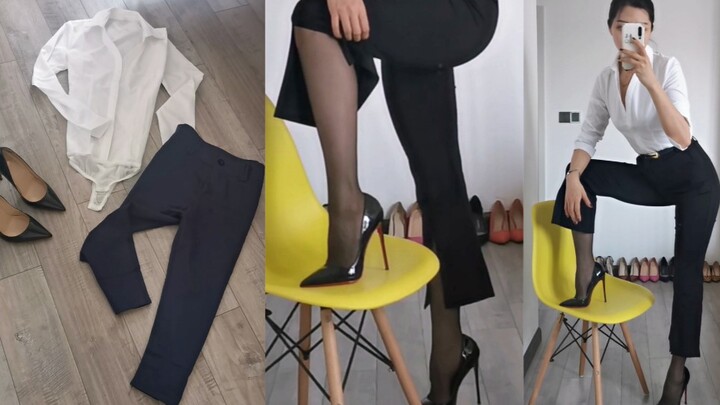 [Main Episode] Labor Day: Here Comes the Exclusive Office Lady Secretary for Cat Fans! Jumpsuit Shir