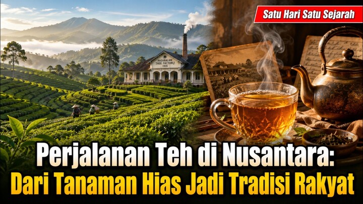 Perjalanan Teh di Nusantara: Dari Tanaman Hias Jadi Tradisi Rakyat