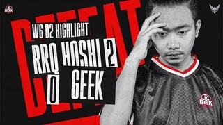 FRANCO RRQ MELAKUKAN COMBO HOOK + FLICKER UNTUK MENJATUHKAN GEEK FAM ID DI MPLIDS9 W6