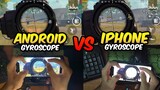 iPhone Gyroscope vs Android Gyroscope (PUBG MOBILE) Comparison