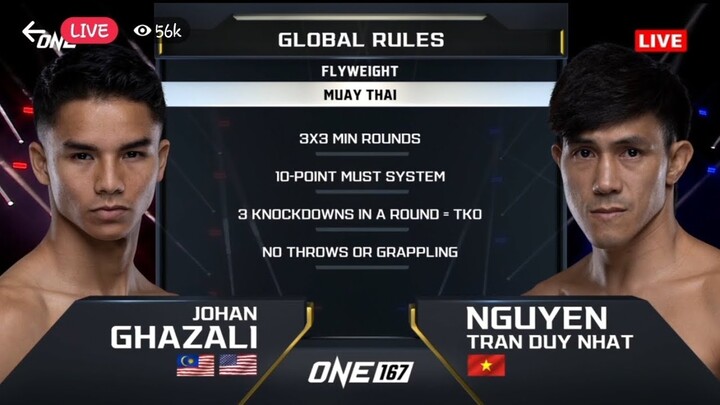 Johan Ghazali "JoJo" VS Nguyen - Full Match 7.6.2024