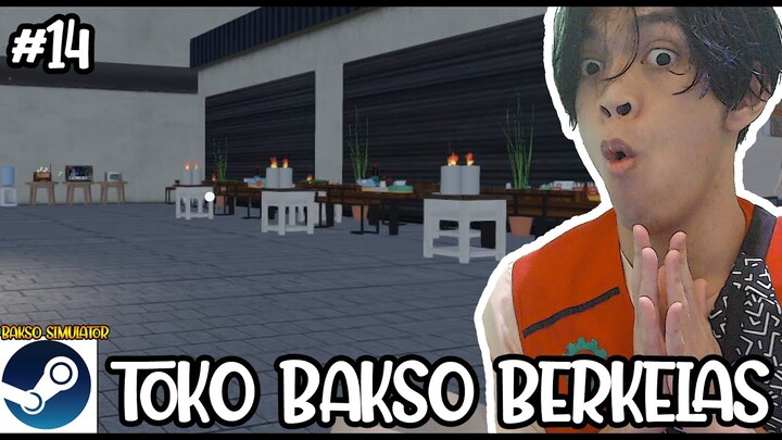 KITA UPGRADE TEMPAT BAKSO KITA MENJADI SANGAT BERKELAS - BAKSO SIMULATOR #14