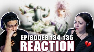 One of the best anime Episodes we have ever seen... 💔 Hunter x Hunter Episodes 134-135 REACTION!