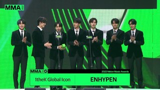 221126 kakaotv MMA 2022 ENHYPEN - 1theK Global Icon