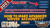 ML HOW TO MAKE ADVANCED SERVER ACCOUNT | HOW TO APPLY ADVANCED SERVER ACCOUNT | MLBB