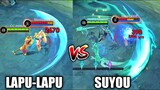 LAPU LAPU'S 3 SLASHES ULT VS SUYOU'S 3 SLASHES 2ND SKILL | adv server