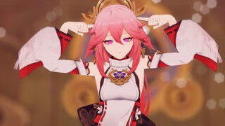 [MMD] Yae Miko dancing video