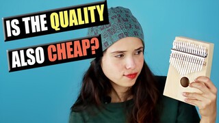 BUDGET KALIMBA UNDER 10 DOLLARS? Cheapest kalimba unboxing and review ( salamat shopee! )