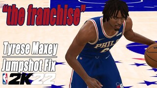 Tyrese Maxey Jumpshot Fix NBA2K22